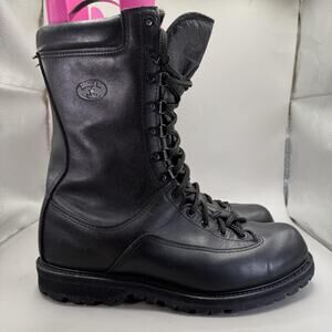 Matterhorn 1949 Leather Combat Insulated Boots Mens US 10.5 M Black Made In USA